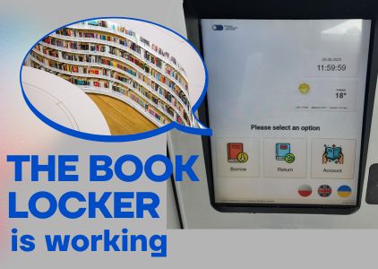 The book locker is working again