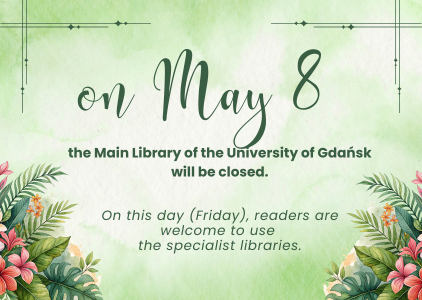 The Main Library closed on 8 May
