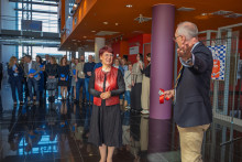 Opening of the garden on the terrace of the Main Library