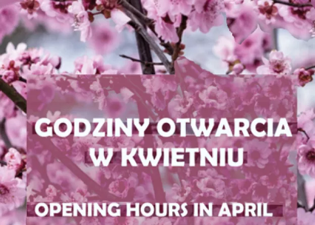 Opening hours in April
