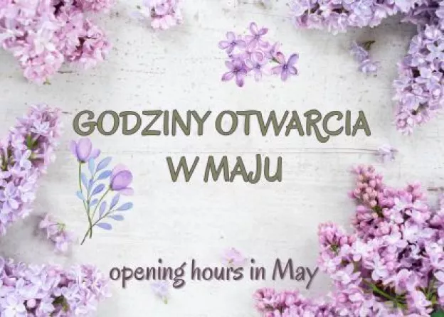 Opening hours in May