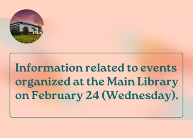 Events at the Main Library on 25 February 2025